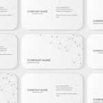 Rounded Corner Business Card Mockup