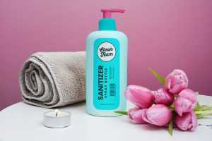 Sanitizer Hand Wash Bottle Mockup PSD