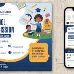 School Admission Open Free Social Media Post Design Template PSD File