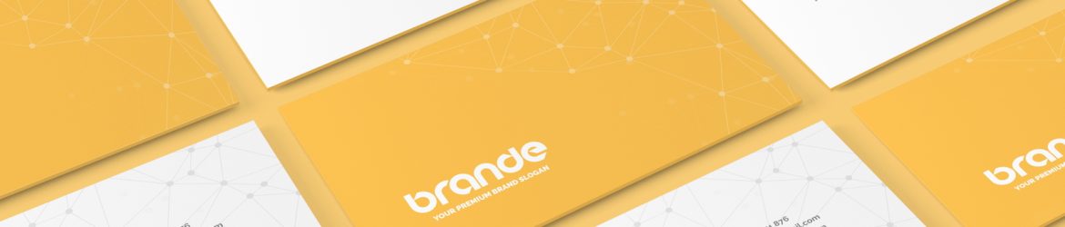 Simple Business Card PSD Mockup