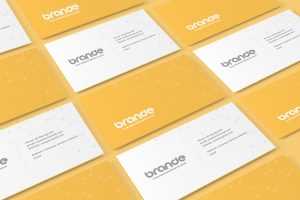 Simple Business Card PSD Mockup