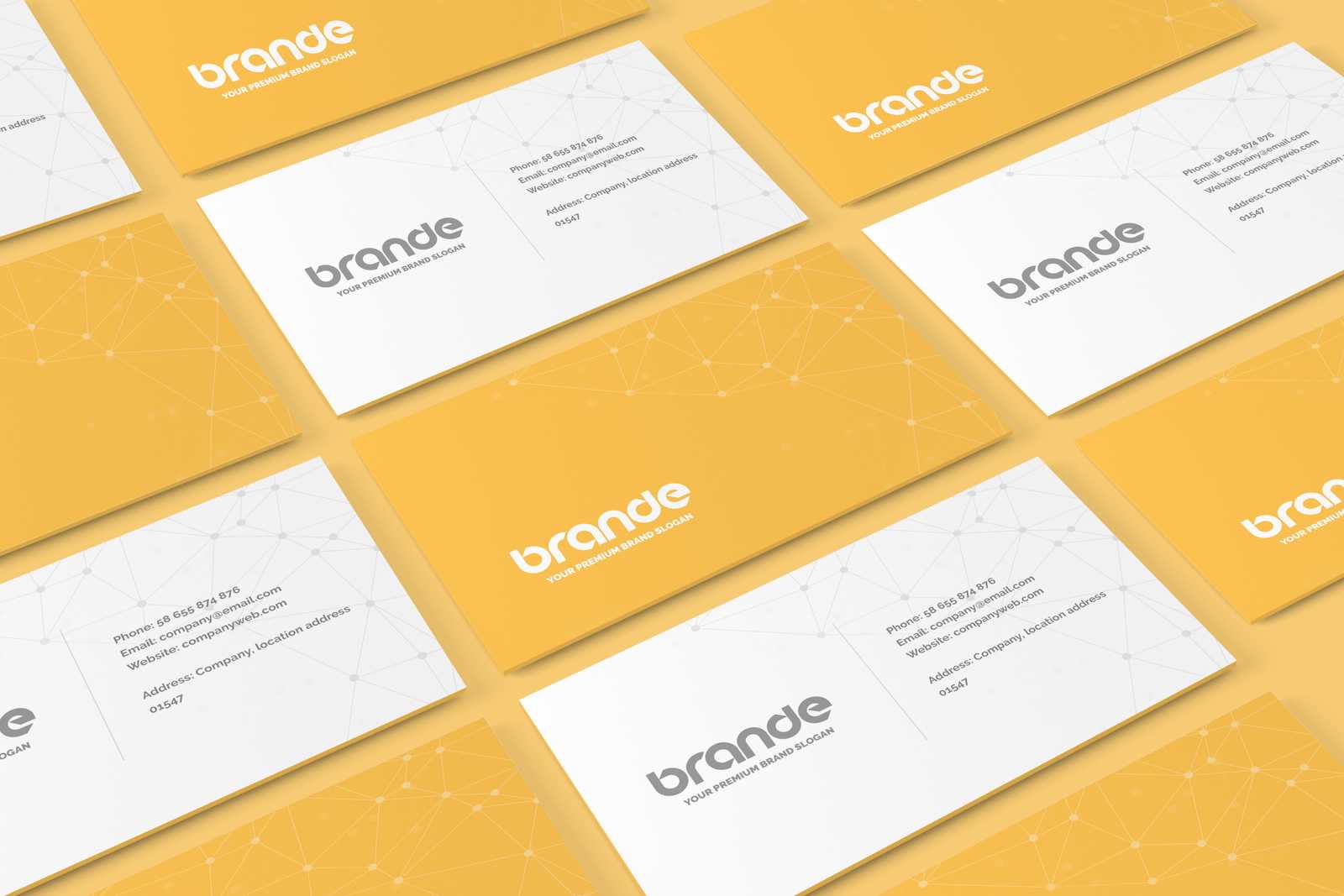 Simple Business Card PSD Mockup