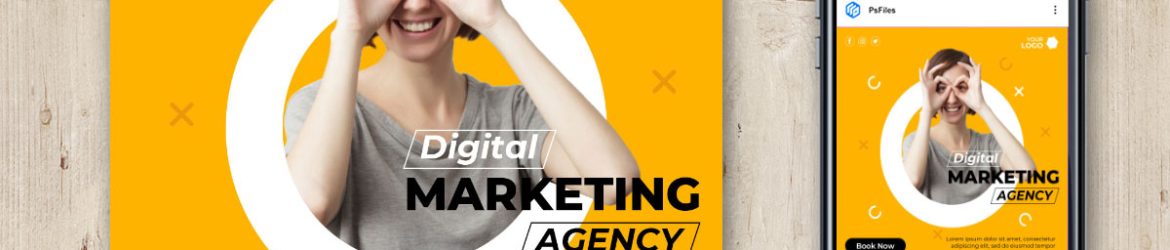 Simple Digital Marketing Instagram Post Design PSD Template
