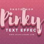 Simple Free 3D Embossed Pink Text Effect PSD