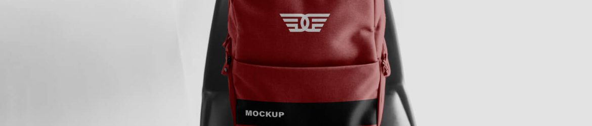 Simple Free Backpack Mockup PSD