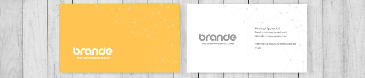 Simple Free Business Card Mockup