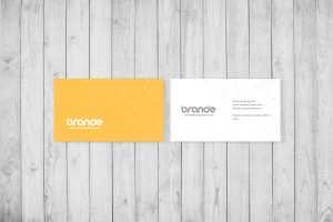 Simple Free Business Card Mockup
