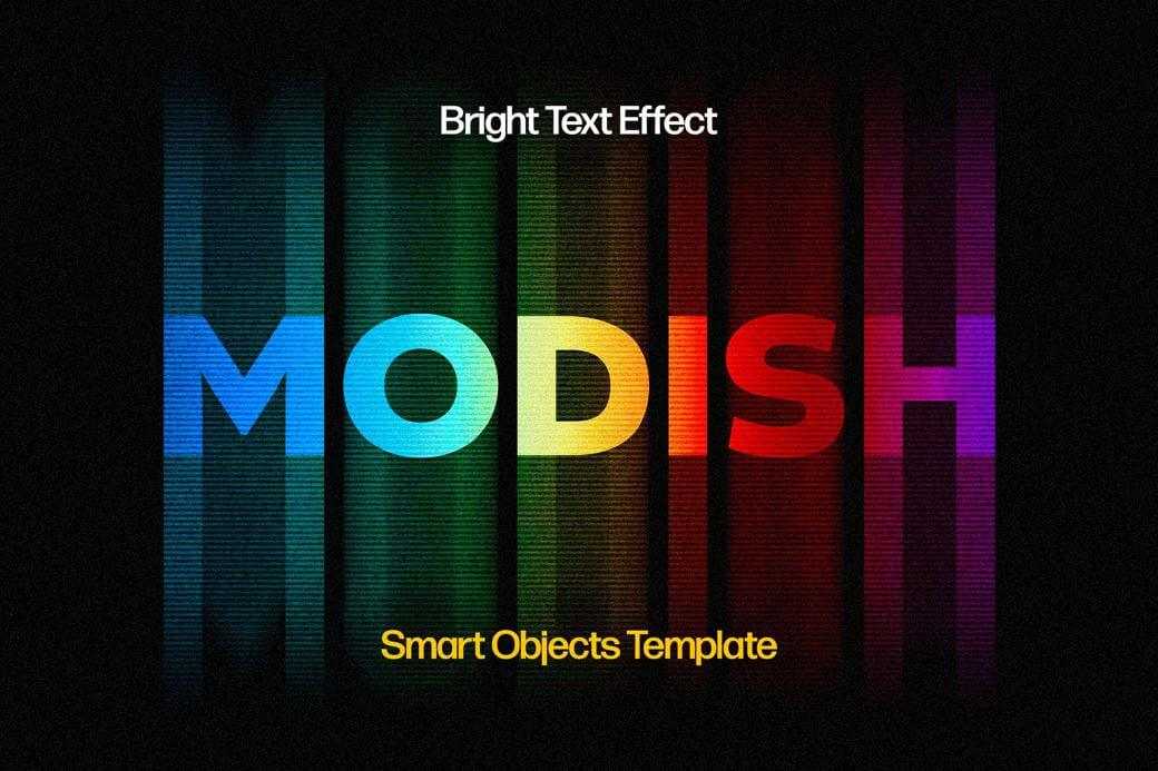 Simple Free Motion Gradient Text Effect PSD file