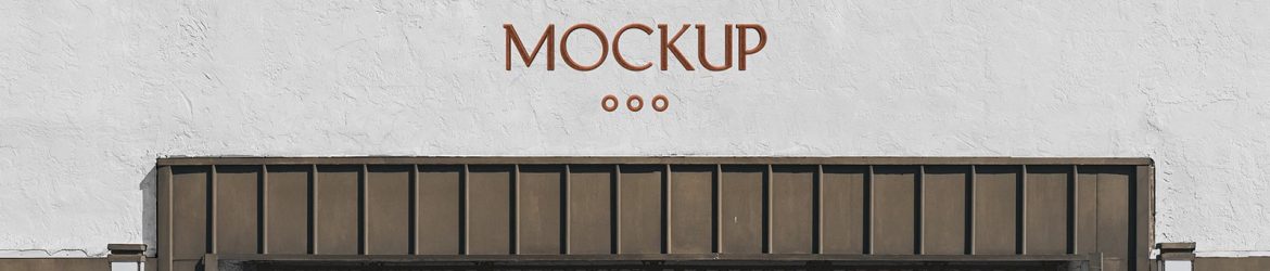 Simple Free Wall Logo Mockup PSD - Free PSD Mockups | PsFiles