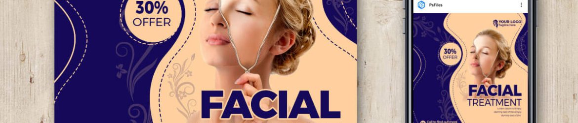 Skin Care Product Free Social Media Post Design PSD Template