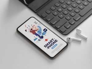 Smartphone Free Mockup PSD - Free Device Mockups | PsFiles