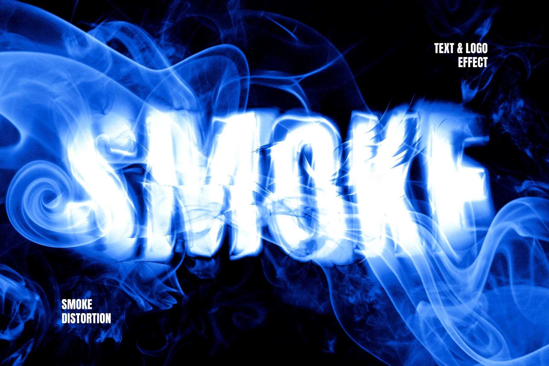 Smoke Text Effect PSD 2026 — Free Title Template