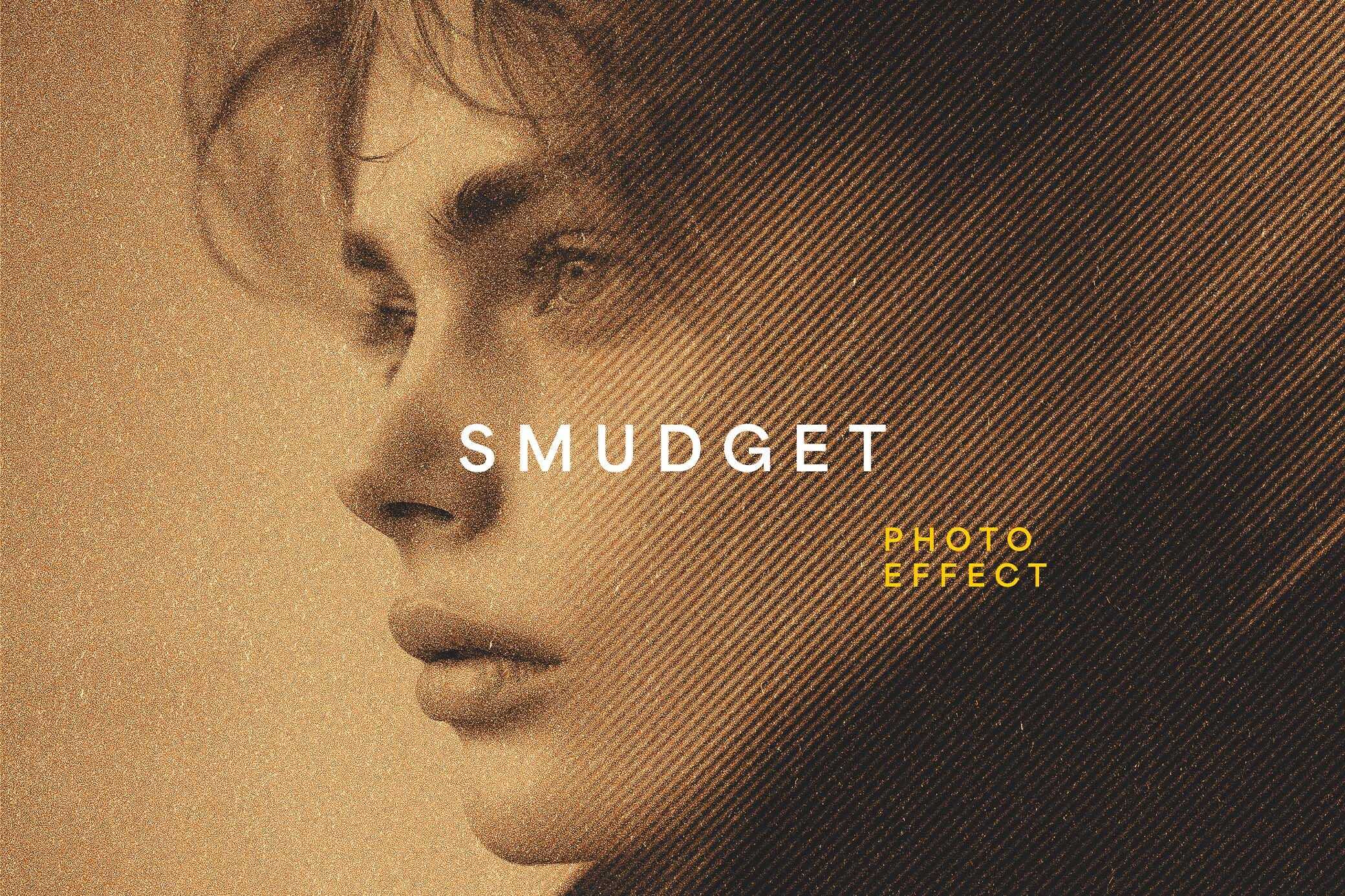 Smudged Dust Line Photo Effect PSD file Free Download