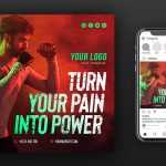 Social Media Post Template for Sports Club | Free PSD File