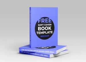 Soft Cover Book Mockups PSD set