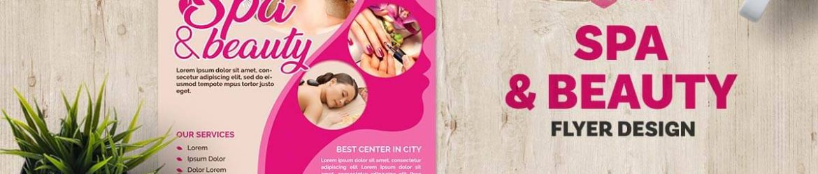 Spa and Beauty Parlour Free PSD Flyer Template