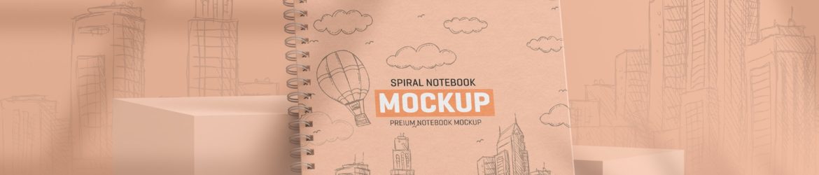 Spiral Notebook Mockup