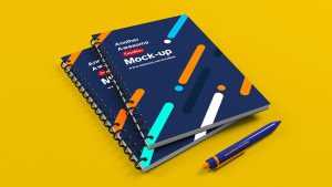 Spiral Notebook Mockup Set