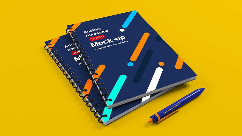 Spiral Notebook Mockup Set