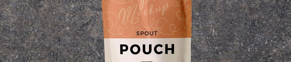 Spout Pouch Package Free Mockup