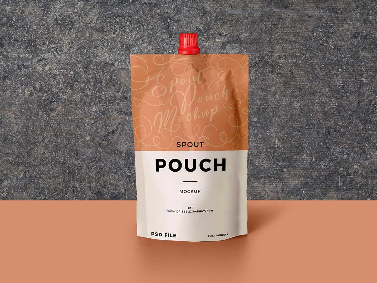 Spout Pouch Package Free Mockup