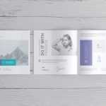 Square Brochure Catalog Mockup