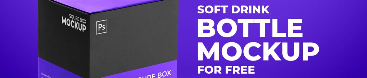 Square Packaging Box Mockup Free PSD
