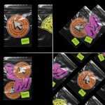 Sticker with Transparent Plastic Zip Packets Mockup Free PSD files