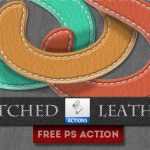 Stitched Leather Photoshop Free Action