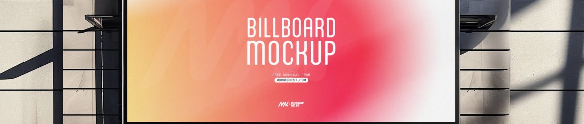Street Billboard Mockup