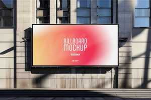 Street Billboard Mockup