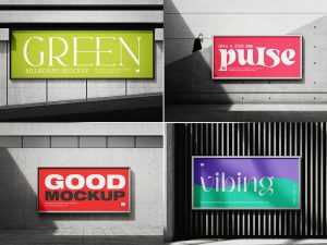 Street Photography Style Billboard Mockup