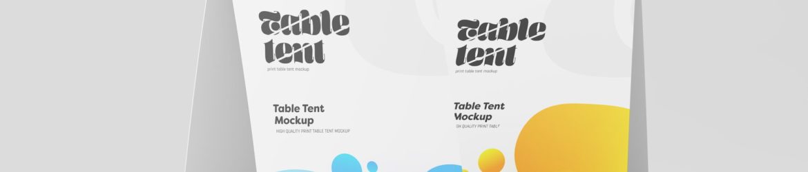 Table Tent Mockup