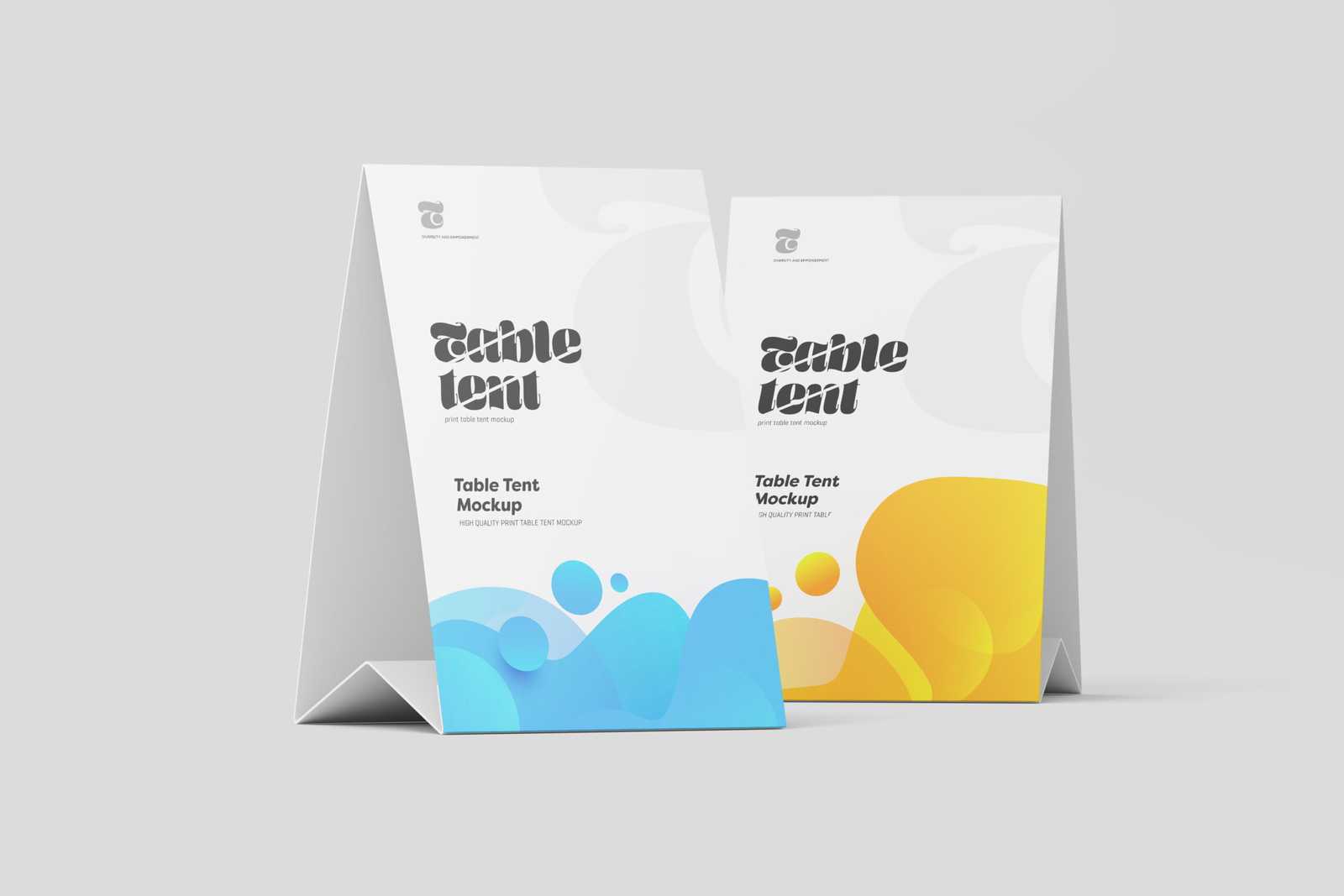 Table Tent Mockup