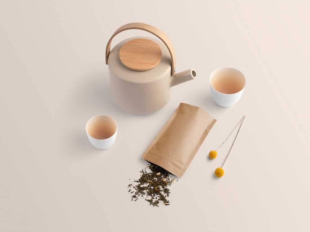 Tea Branding Packaging Mockup - Free Adobe Photoshop Files