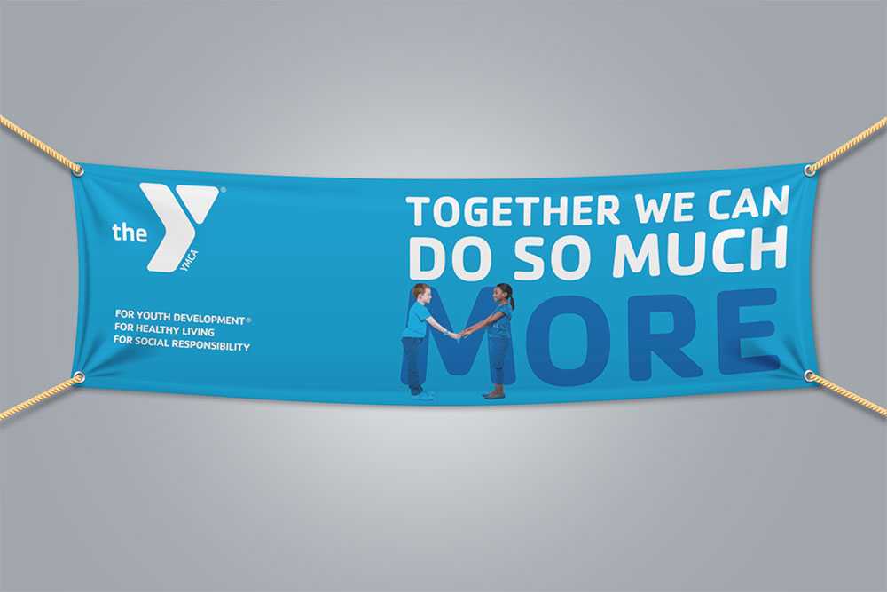 Textile Fabric Banner Mockup PSD