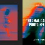 Thermal Camera Poster Effect Free PSD file - Best PsFiles