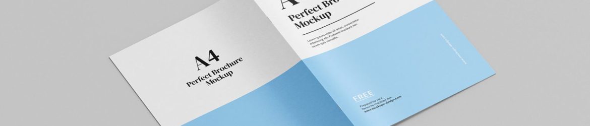 Thin A4 Free Brochure Mockup 8 PSD set Thin A4 Free Brochure Mockup 8 PSD set