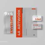 Top View of Corporate Identity Stationery Mockup Free PSD