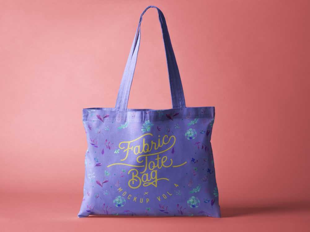 Tote Bag Fabric Mockup Vol4