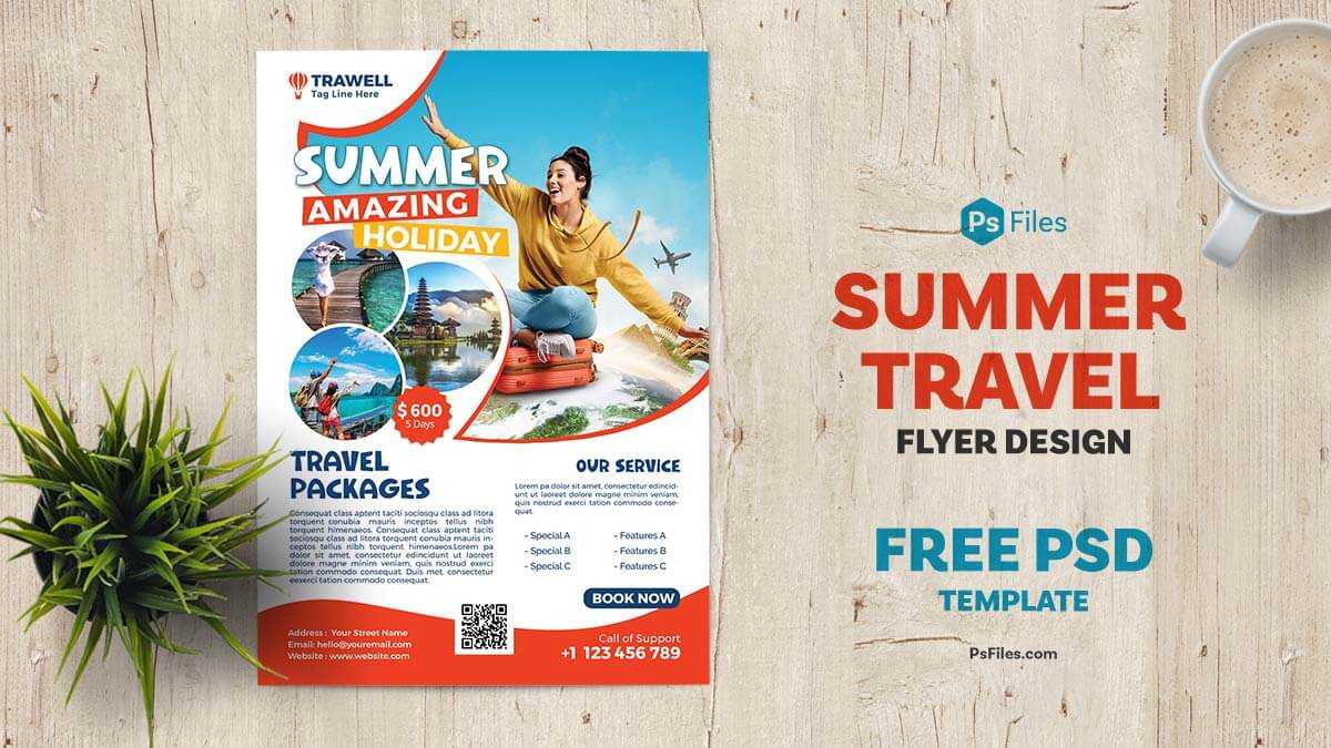 Tour Travel Agency Advertisement AD Free PSD Flyer