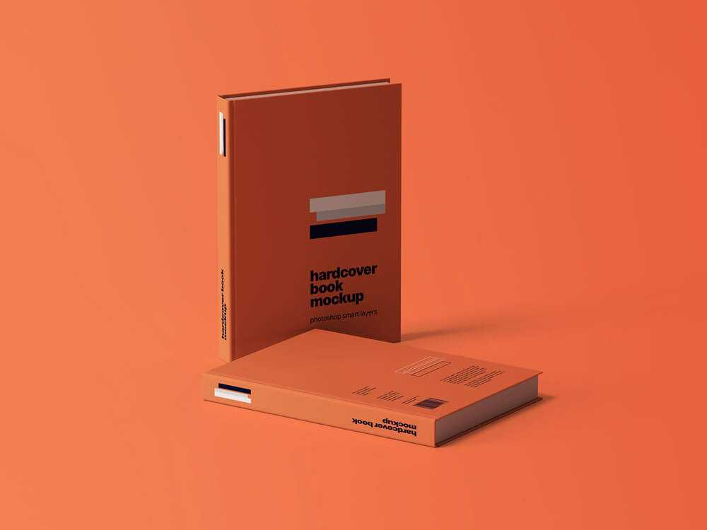 Two Free Hardcover Books Mockup PSD PsFiles