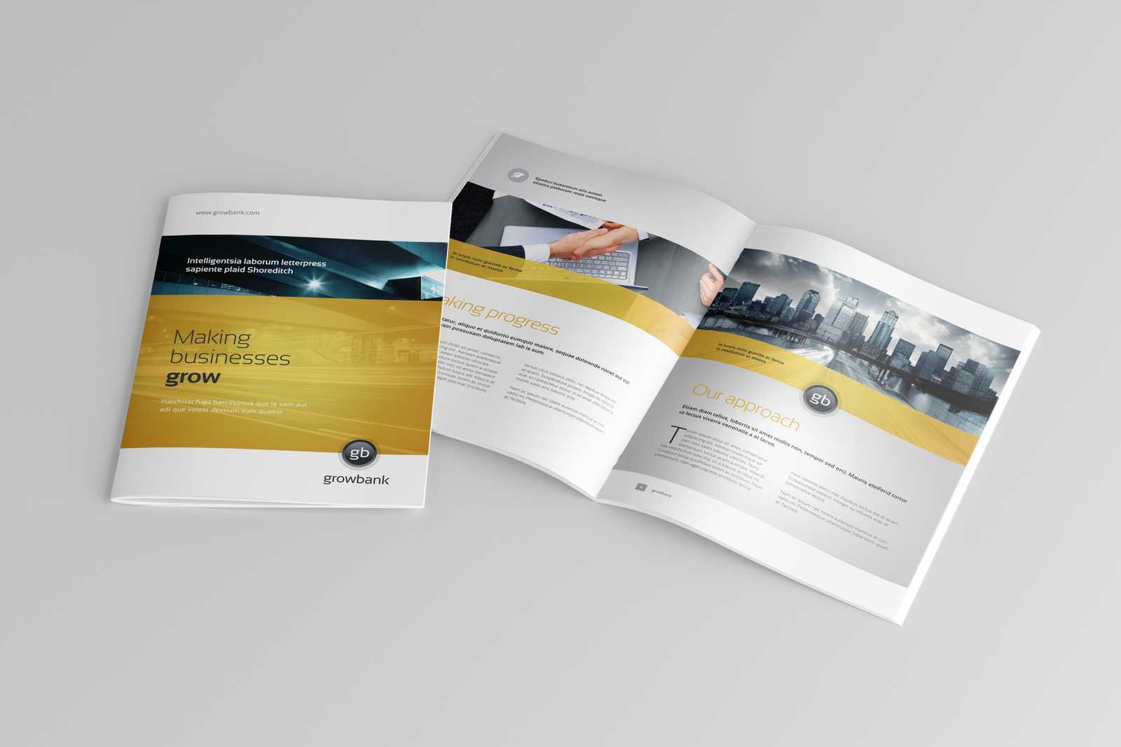 US Letter Brochure Catalog Mockup