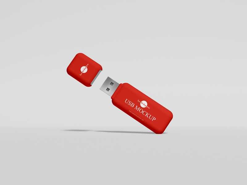 USB Flash Drive Mockup Design