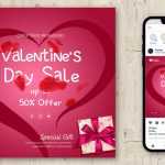 Valentines Day Special Offer Sale Post Design Free PSD file