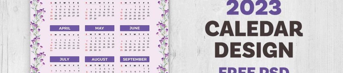 Wall Calendar 2023 PSD Free Download Wall Calendar 2023 PSD Free Download