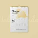 Wall Calendar Mockup