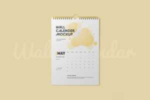 Wall Calendar Mockup