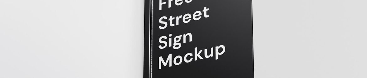 Wall Mounted Iron Metal Logo Sign Mockups 3 Free PSD files