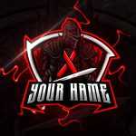 Warrior Gaming Clan Free Mascot Logo PSD